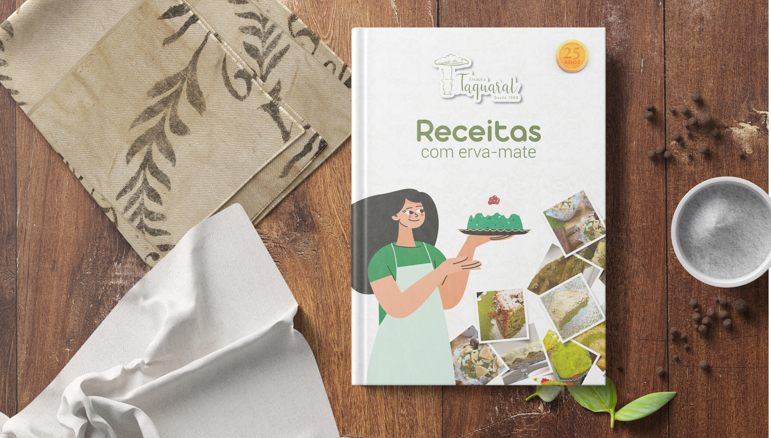 Um e-book de Receitas com Erva-Mate para você