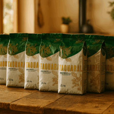 10 Pacotes de erva-mate Taquaral - Moída Fina a Vácuo 1kg