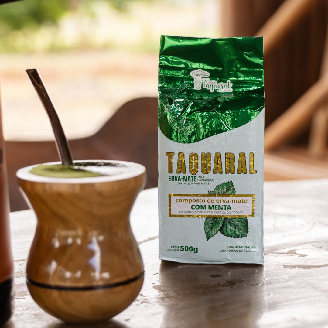 Composto de Erva-Mate com Menta 500g I Chimarrão